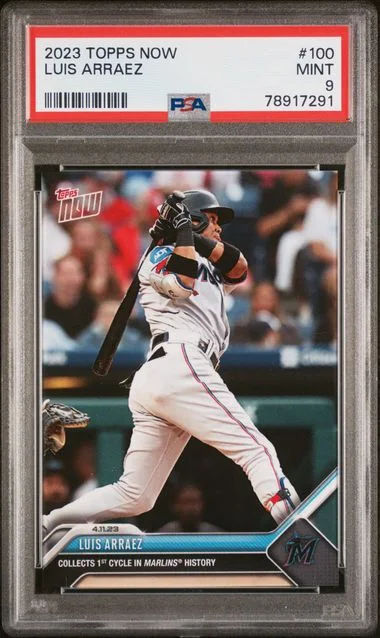 2023 Topps Now Luis Arraez #100 card image