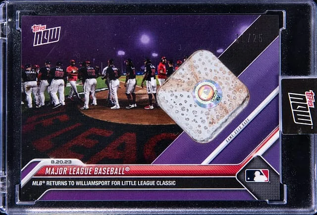 2023 Topps Now Major League Baseball Returns to Williamsport For Little League Classic Purple #741C card image