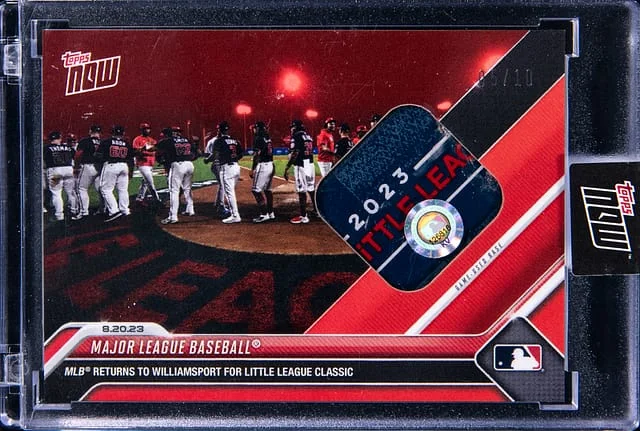 2023 Topps Now Major League Baseball Returns to Williamsport For Little League Classic Red #741D card image