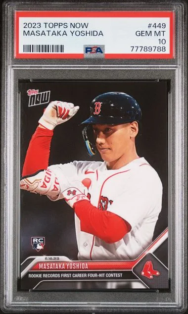 2023 Topps Now Masataka Yoshida #449 card image