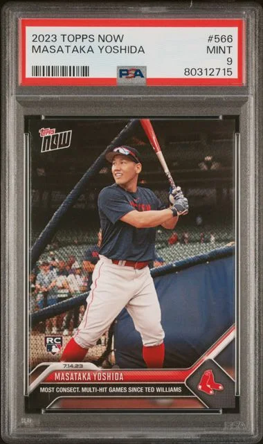 2023 Topps Now Masataka Yoshida #566 card image