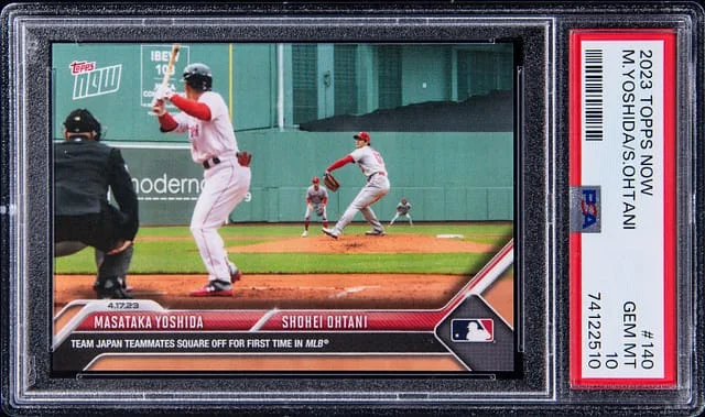 2023 Topps Now Masataka Yoshida/Shohei Ohtani #140 card image
