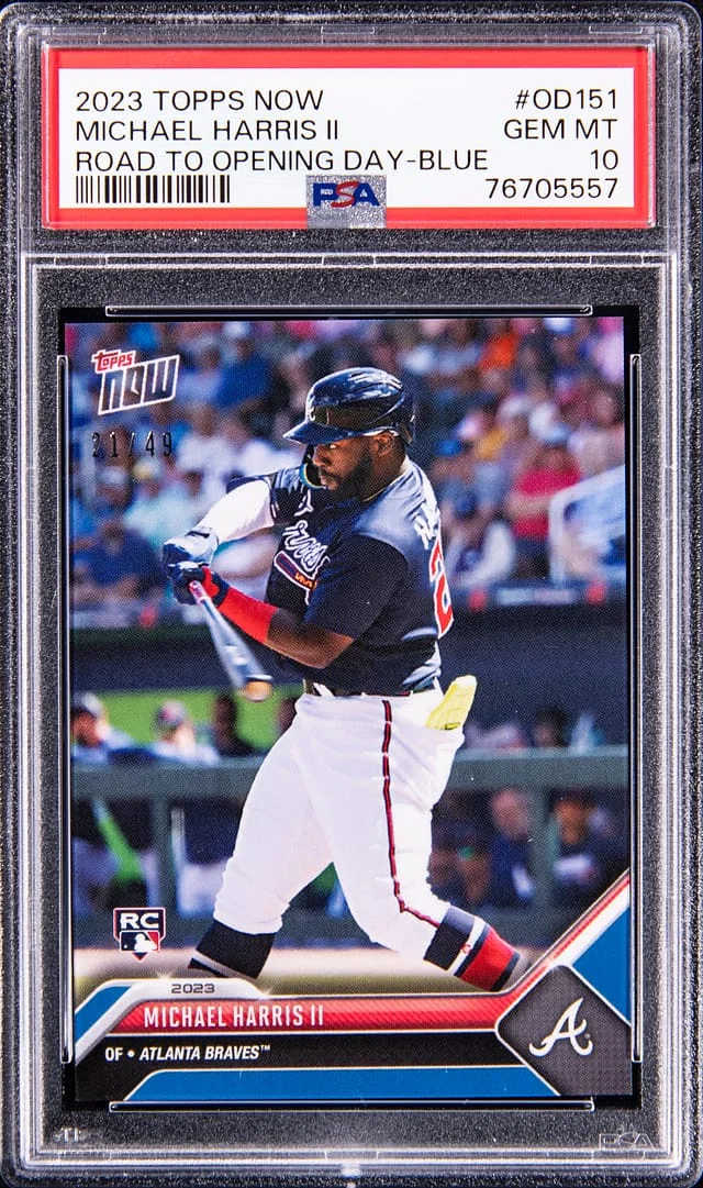 2023 Topps Now Michael Harris II Road To Opening Day Blue #OD151 card image