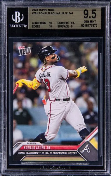 2023 Topps Now Ronald Acuna Jr (/11344) #791 card image