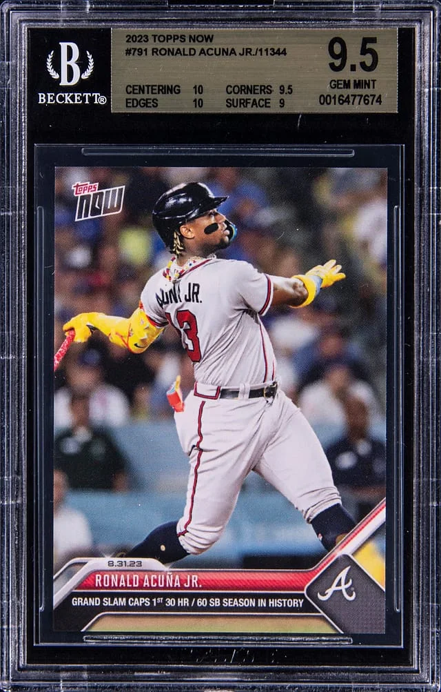 2023 Topps Now Ronald Acuna Jr. #791 card image