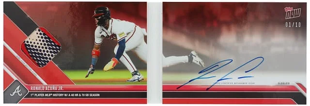 2023 Topps Now Ronald Acuna Jr. #927B1 card image