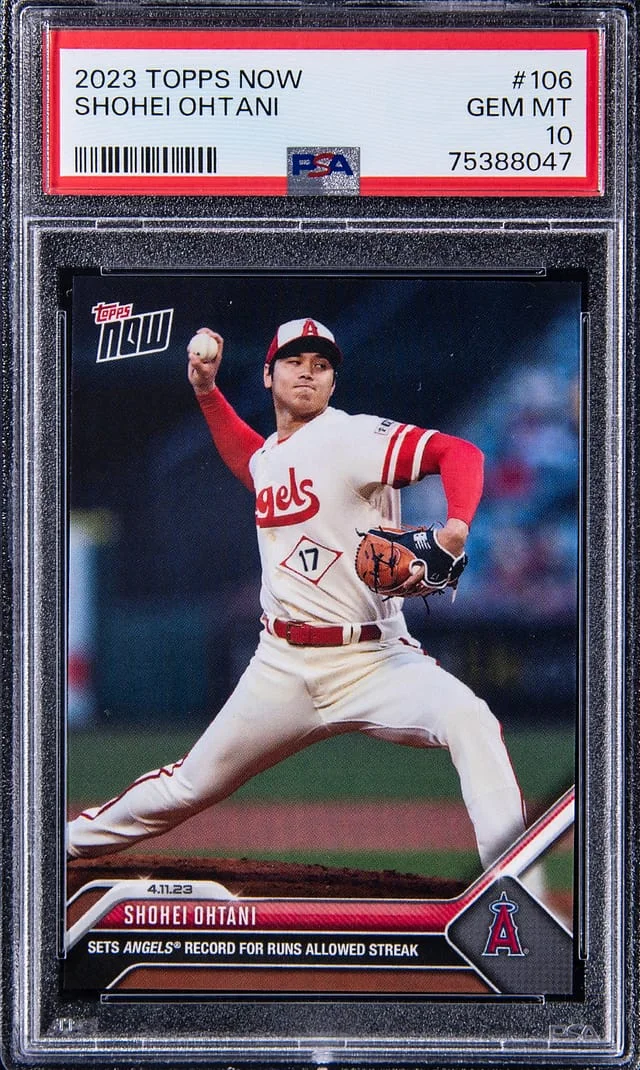 2023 Topps Now Shohei Ohtani #108 card image