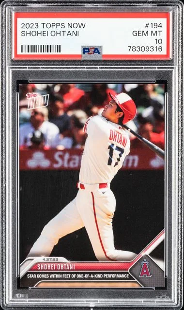 2023 Topps Now Shohei Ohtani #194 card image