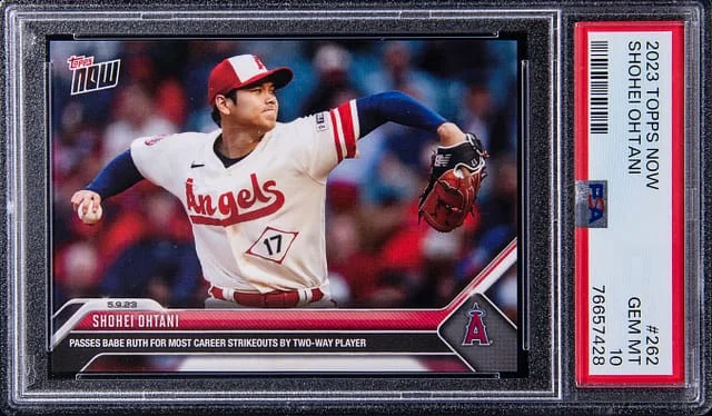 2023 Topps Now Shohei Ohtani #262 card image