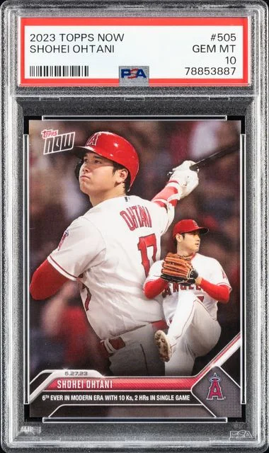 2023 Topps Now Shohei Ohtani #505 card image