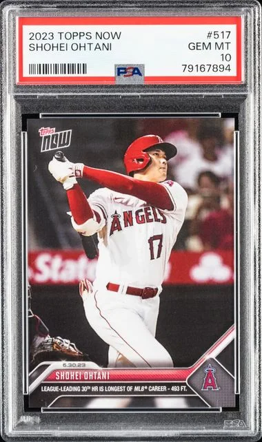 2023 Topps Now Shohei Ohtani #517 card image