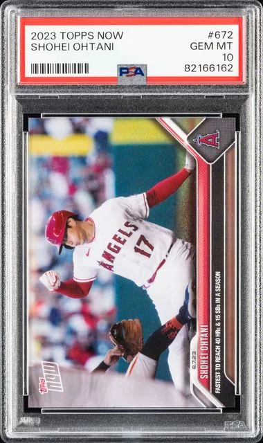 2023 Topps Now Shohei Ohtani #672 card image