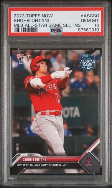 2023 Topps Now Shohei Ohtani MLB All-Star Game Selections #ASG-SO card image