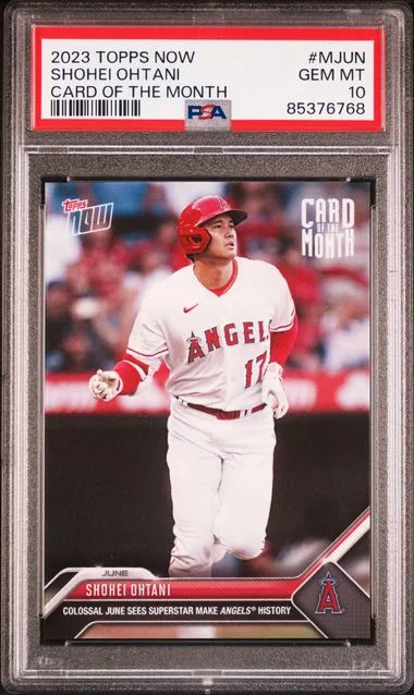 2023 Topps Now Shohei Ohtani Card Of The Month #MJN card image