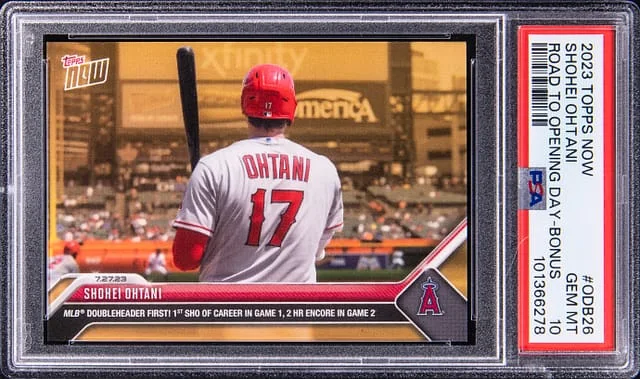 2023 Topps Now Shohei Ohtani Road to Opening Day Bonus #ODB-26 card image