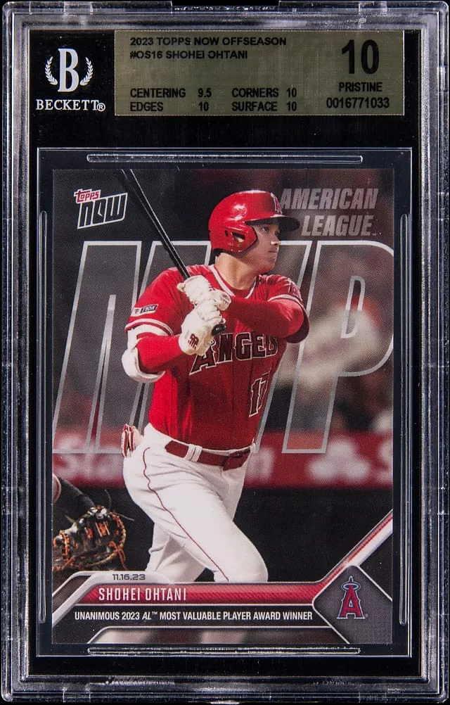 2023 Topps Now Shohei Ohtani Offseason #OS-16 card image