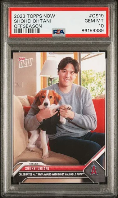 2023 Topps Now Shohei Ohtani Offseason #OS19 card image
