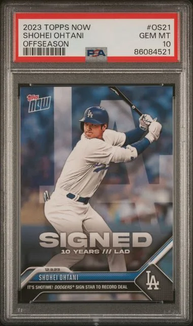 2023 Topps Now Shohei Ohtani Offseason #OS21 card image