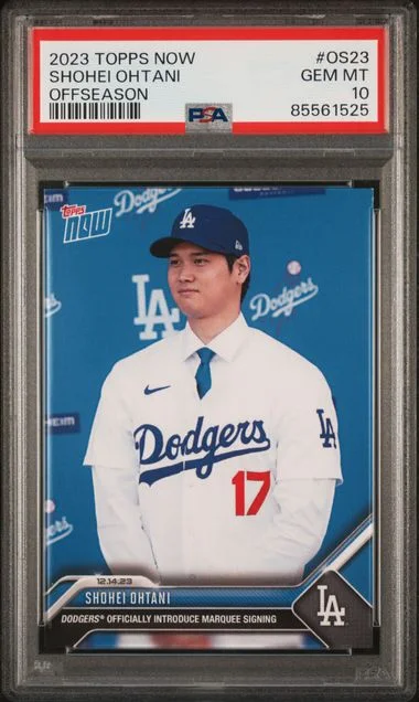 2023 Topps Now Shohei Ohtani Offseason #OS23 card image