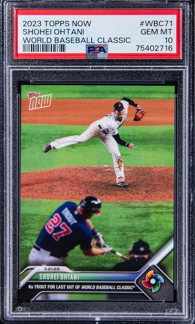 2023 Topps Now Shohei Ohtani World Baseball Classic #WBC-71 card image