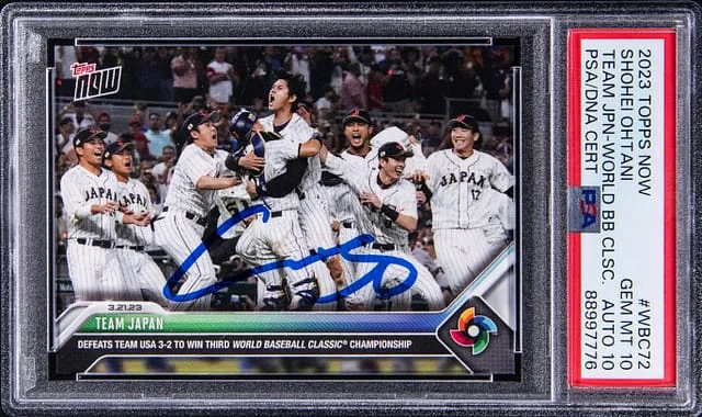 2023 Topps Now Shohei Ohtani Team Japan World Baseball Classic #WBC72 card image
