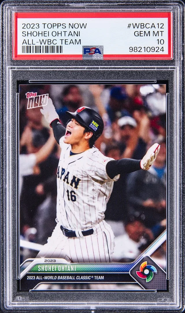 2023 Topps Now Shohei Ohtani All-World Baseball Classic Team #WBCA-12 card image