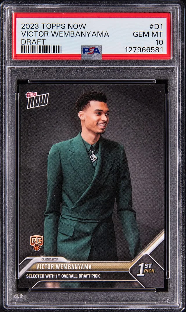 2023 Topps Now Victor Wembanyama Draft #D-1 card image