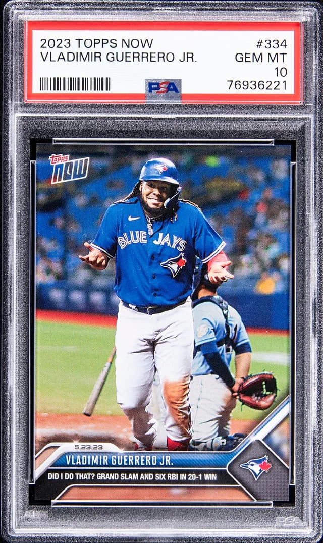2023 Topps Now Vladimir Guerrero Jr #334 card image