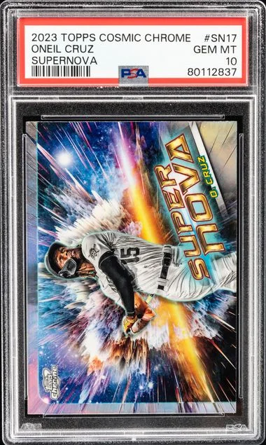2023 Topps Oneil Cruz Cosmic Chrome Supernova #SN17 card image