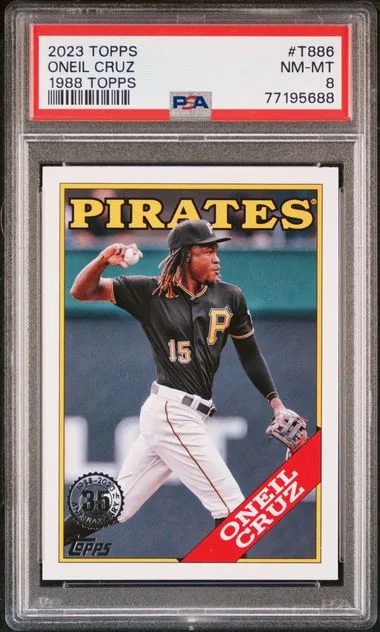 2023 Topps Oneil Cruz 1988 Topps Baseball #T886 card image