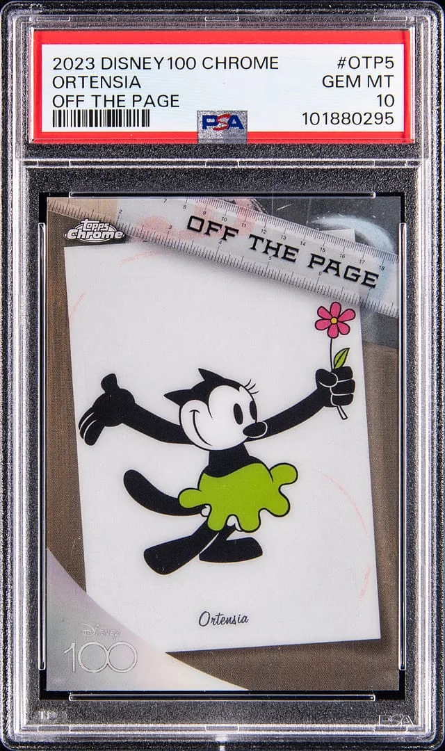 2023 Topps Ortensia Disney100 Chrome Off The Page #OTP-5 card image