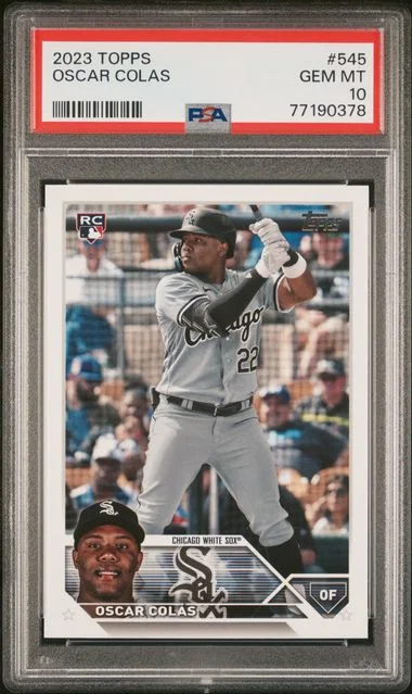 2023 Topps Oscar Colas #545 card image