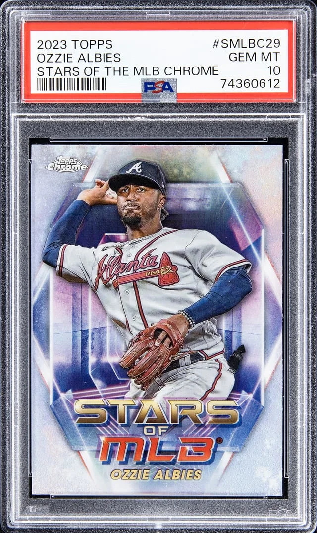 2023 Topps Ozzie Albies Stars of MLB Chrome #SMLBC-29 card image
