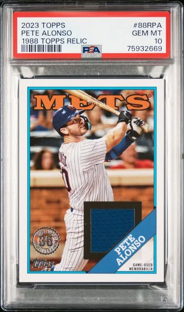 2023 Topps Pete Alonso 1988 Topps Relics #88R-PA card image
