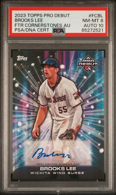 2023 Topps Pro Debut Brooks Lee Future Cornerstones Autograph #FC-BL card image