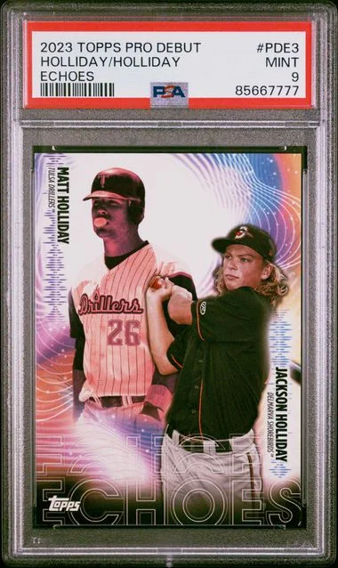 2023 Topps Pro Debut Jackson Holliday /Matt Holliday Echoes #PDE3 card image
