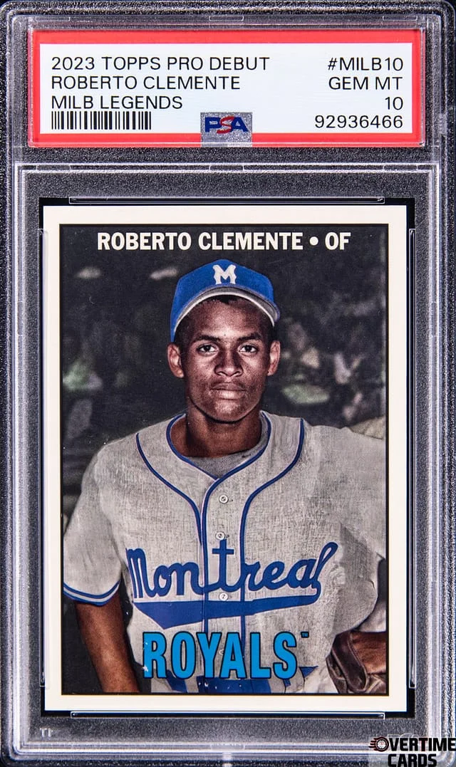 2023 Topps Pro Debut Roberto Clemente MILB Legends #MILB10 card image