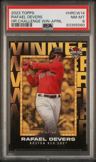 2023 Topps Rafael Devers Home Run Challenge Winners April #Hrcw14 card image