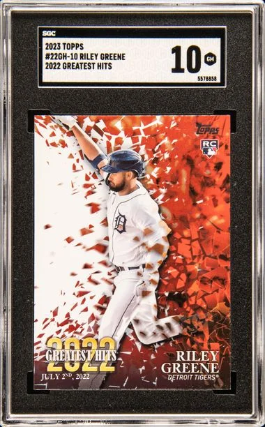 2023 Topps Riley Greene 2022 Greatest Hits #22GH-10 card image
