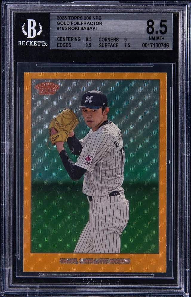 2023 Topps Roki Sasaki NPB 206 Bronze Border #165 card image
