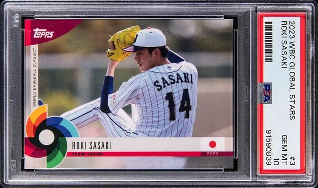 2023 Topps Roki Sasaki WBC Global Stars #3 card image
