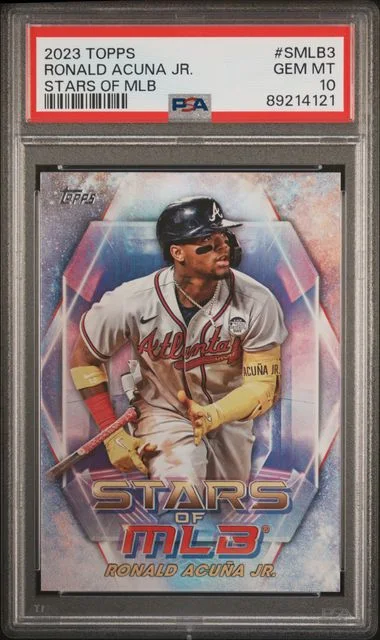 2023 Topps Ronald Acuna Jr. Stars Of MLB #SMLB3 card image