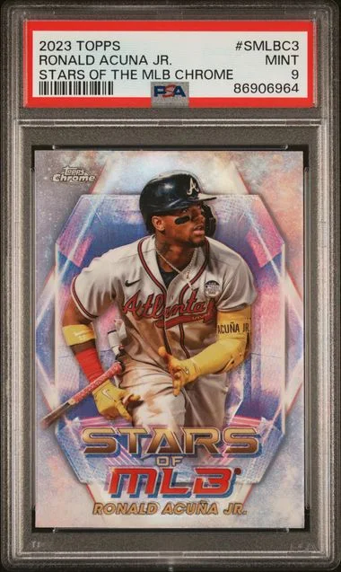 2023 Topps Ronald Acuna Jr. Stars Of The MLB Chrome #SMLBC3 card image
