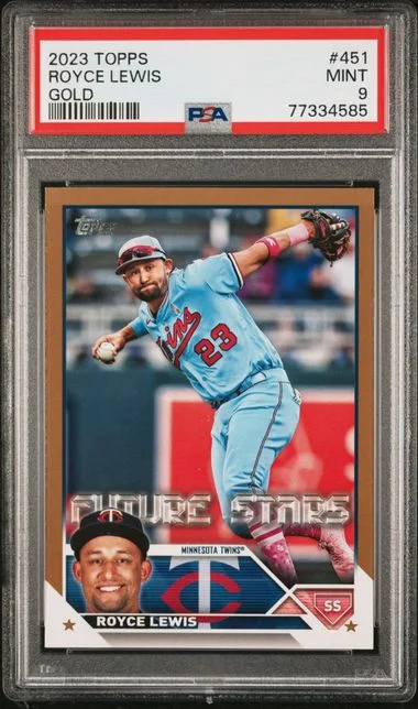 2023 Topps Royce Lewis Gold #451 card image