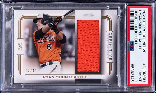 2023 Topps Ryan Mountcastle Definitive Collection Jumbo Relic #DJRMOU card image