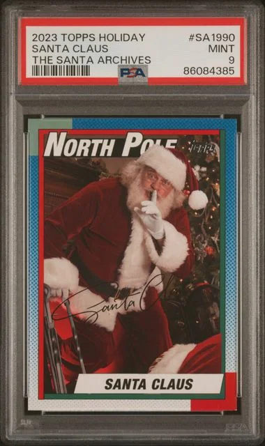2023 Topps Santa Claus Holiday The Santa Archives #SA1990 card image