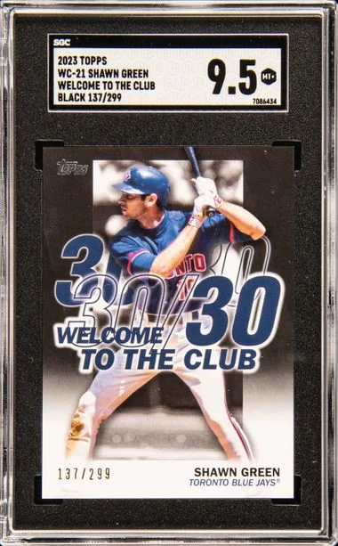 2023 Topps Shawn Welcome To The Club Black #WC-21 card image