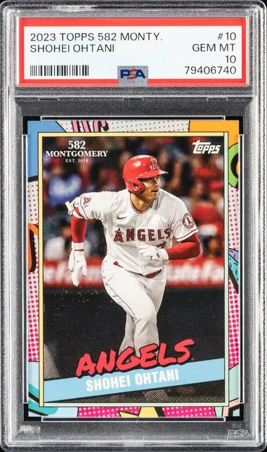 2023 Topps Shohei Ohtani 582 Montgomery Set #10 card image