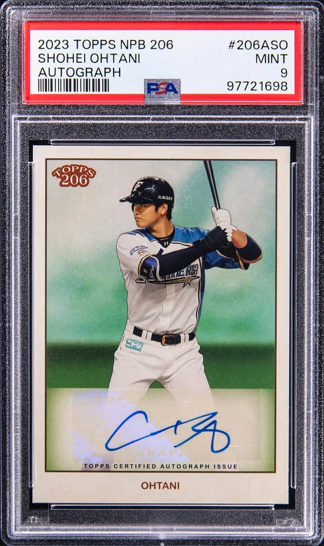 2023 Topps Shohei Ohtani NPB 206 Autograph #206A-SO card image