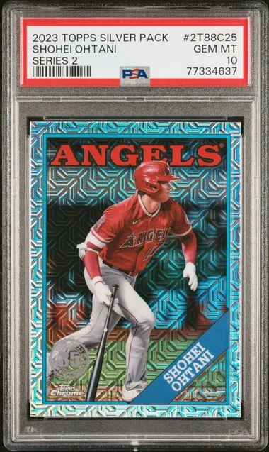 2023 Topps Shohei Ohtani Silver Pack 1988 Chrome Promo Series 2 #2T88C-25 card image